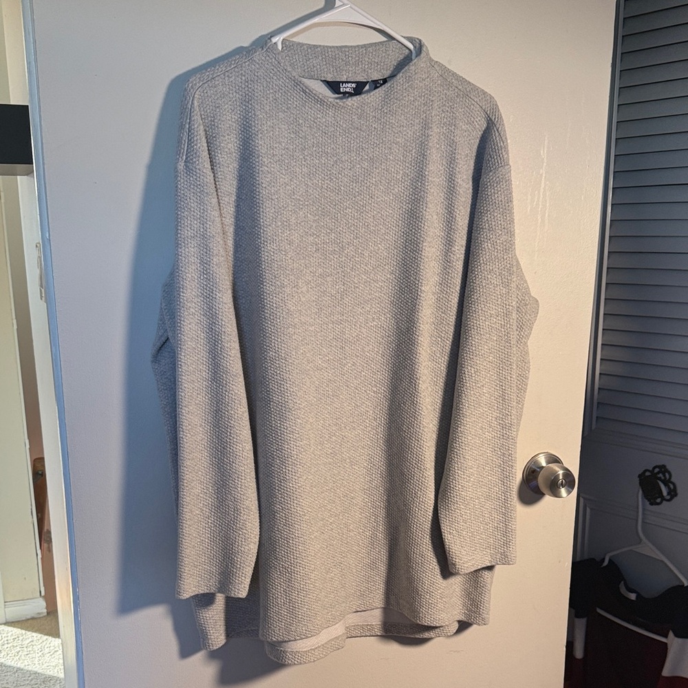 Lands' End Gray Sweatshirt